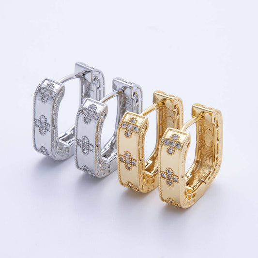 FLOWER SQUARE HOOP