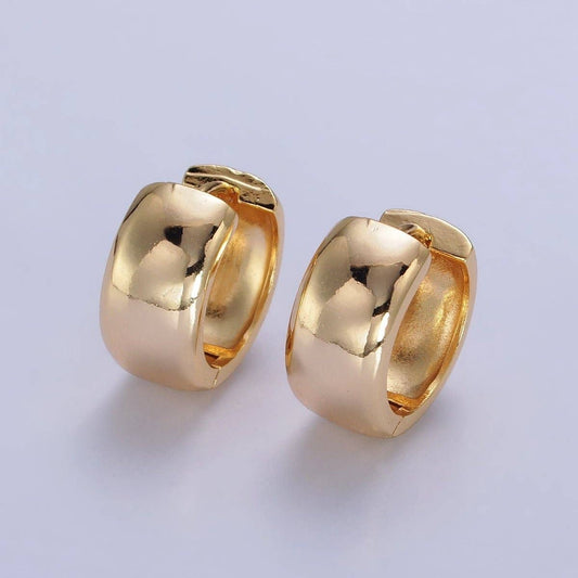 WIDE CHUNKY HOOP