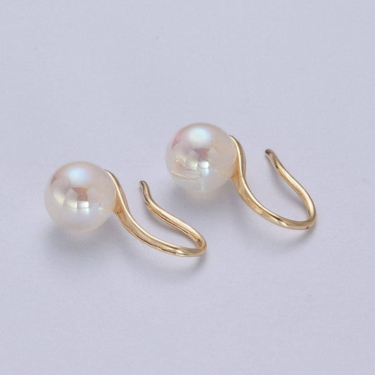PEARL GIRL FRENCH HOOKS