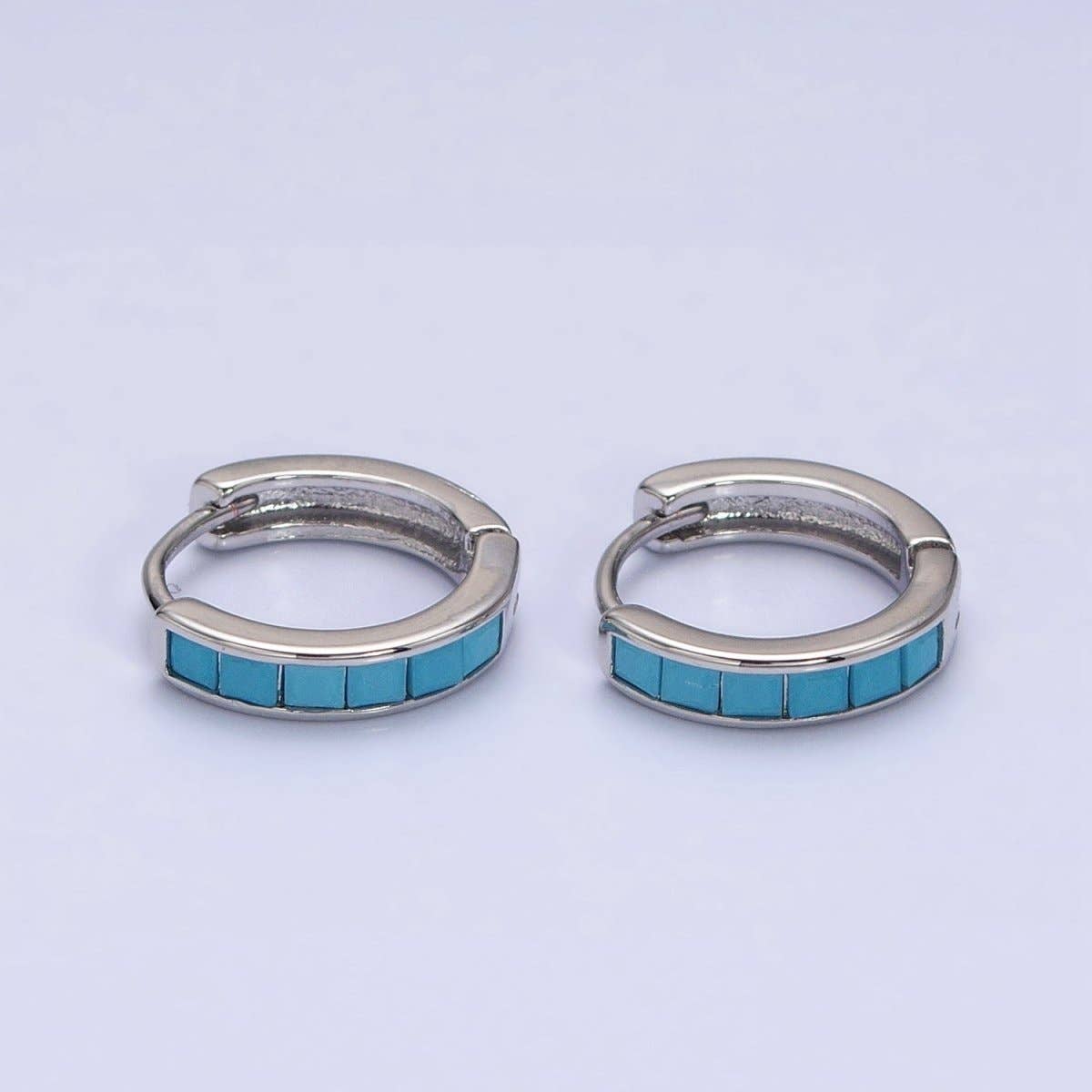 TURQUOISE SILVER HUGGIES