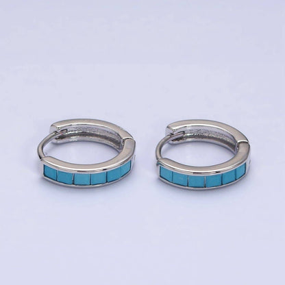 TURQUOISE SILVER HUGGIES
