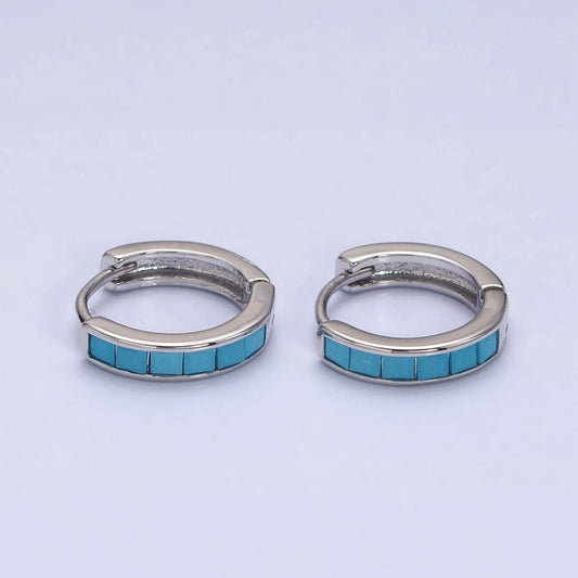 TURQUOISE SILVER HUGGIES