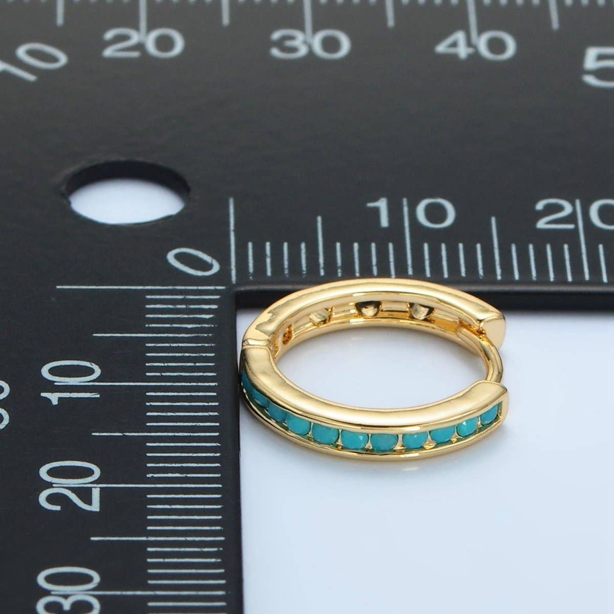 TURQUOISE GOLD HUGGIES