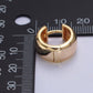 WIDE CHUNKY HOOP